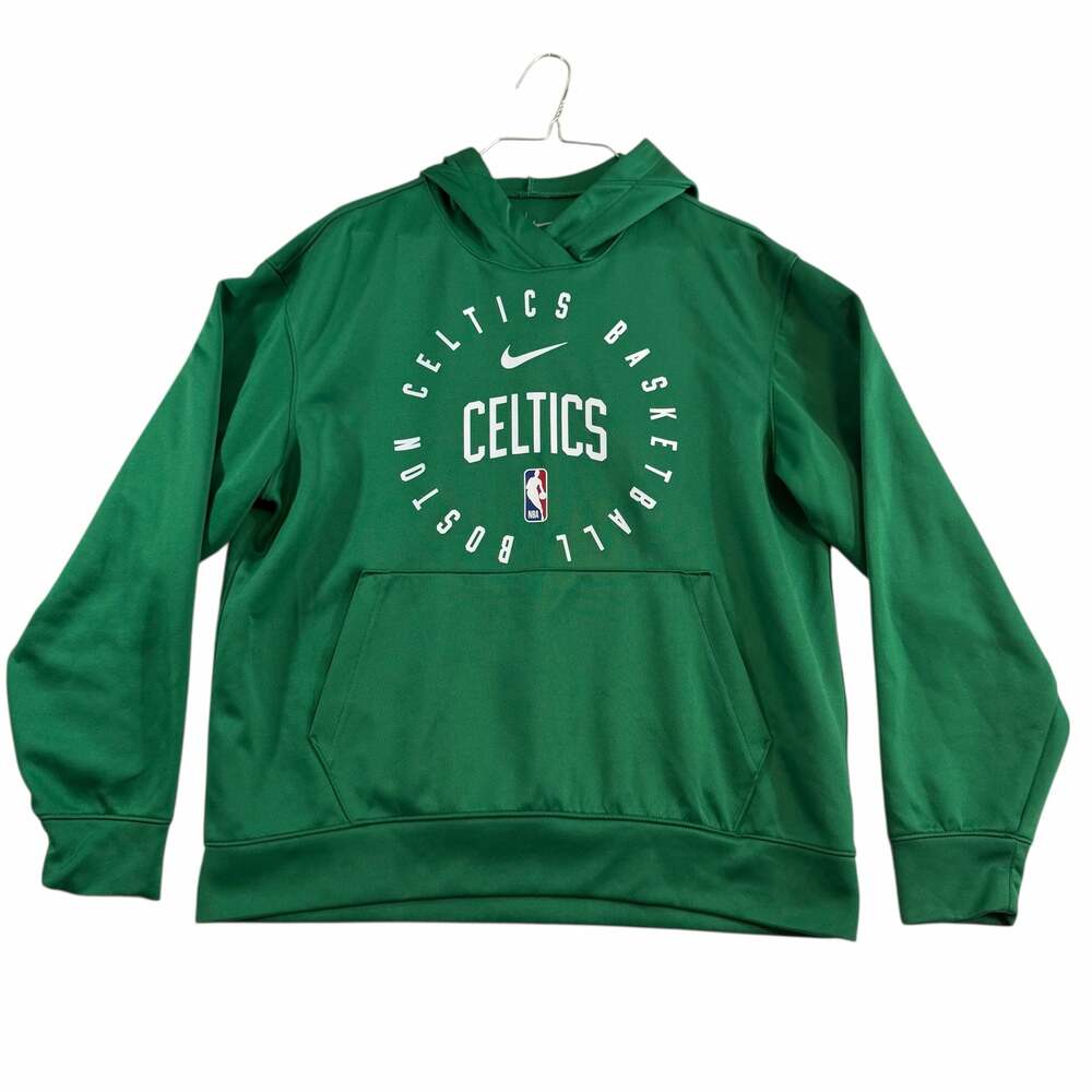Nike Boston Celtics 2024/25 Spotlight On-Court Practice Dri-FIT Pullover Hoodie